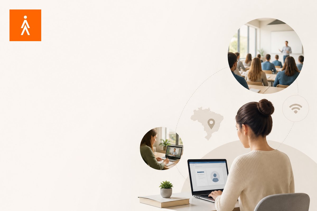 O curso é presencial ou EAD? Tem opção 100% online para quem é de outro estado?