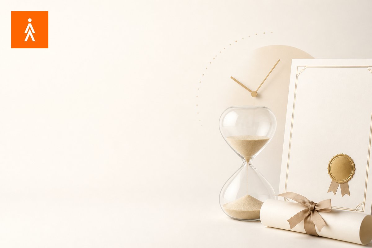 Quanto tempo após a conclusão o certificado é emitido?